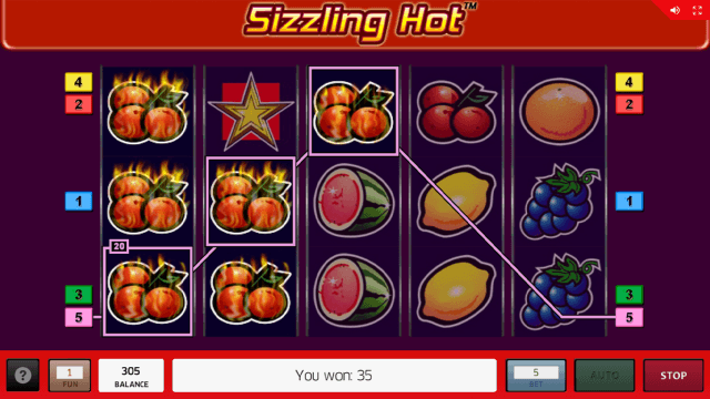 Бонусная игра Sizzling Hot 13