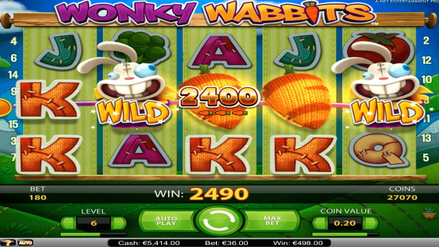 Бонусная игра Wonky Wabbits 6